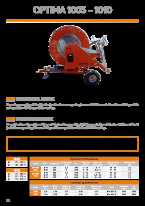 Макари за маркучи IRRIFRANCE Optima 1010 90/270