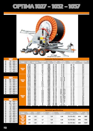 Макари за маркучи IRRIFRANCE Optima 1037 Boggie 135/390