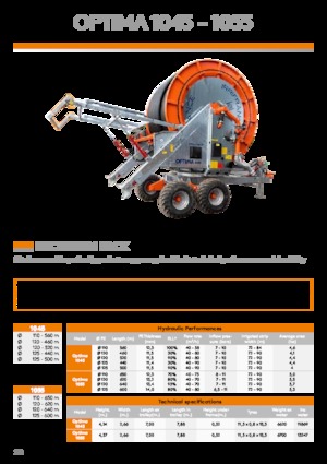 Макари за маркучи IRRIFRANCE Optima 1055 Boggie 125/600