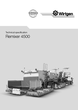 Машина за рециклиране на пътища - горещо рециклиране Wirtgen RX 4500