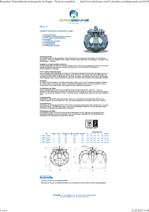 Хидравлични кофи тип 