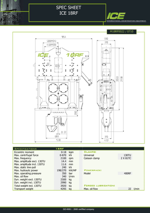 Вибрационни чукове ICE 18 RF