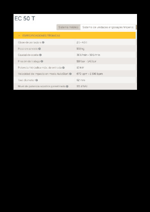 Хидравлични чукове Epiroc EC 50 T