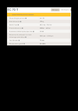 Хидравлични чукове Epiroc EC 70 T