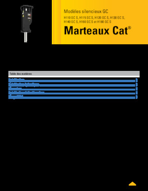 Хидравлични чукове Caterpillar H140GC S 