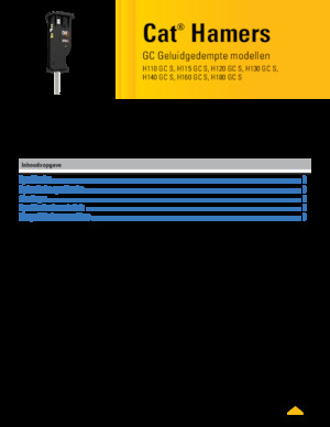 Хидравлични чукове Caterpillar H140GC S 