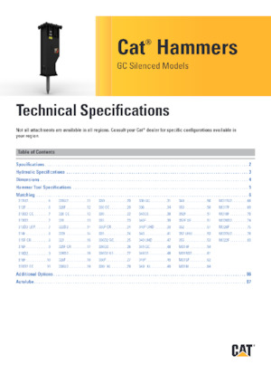 Хидравлични чукове Caterpillar H140GC S 
