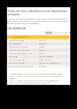 Хидравлични чукове Epiroc HB 10000 DP