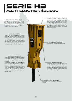 Хидравлични чукове OSA Demolition Equipment HB 8000