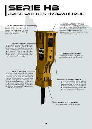 Хидравлични чукове OSA Demolition Equipment HB 1500
