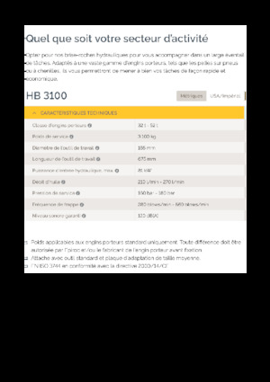 Хидравлични чукове Epiroc HB 3100