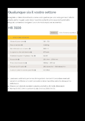 Хидравлични чукове Epiroc HB 3100