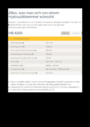 Хидравлични чукове Epiroc HB 4100