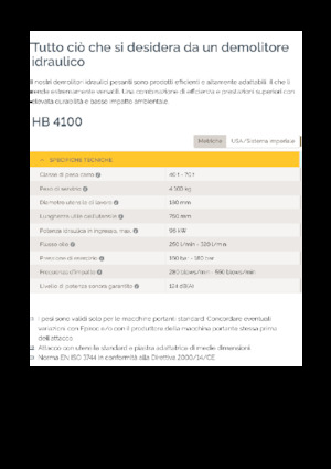 Хидравлични чукове Epiroc HB 4100