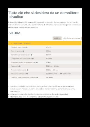 Хидравлични чукове Epiroc SB 302