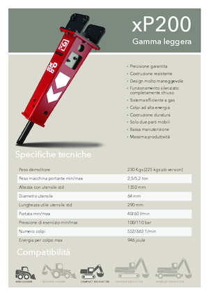 Хидравлични чукове Promove xP 200