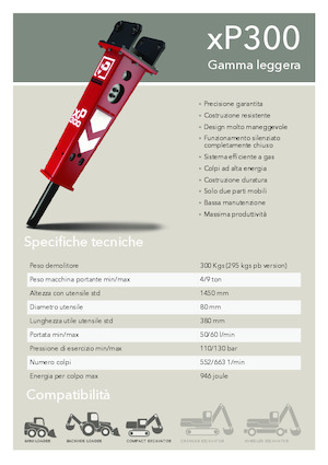 Хидравлични чукове Promove xP 300