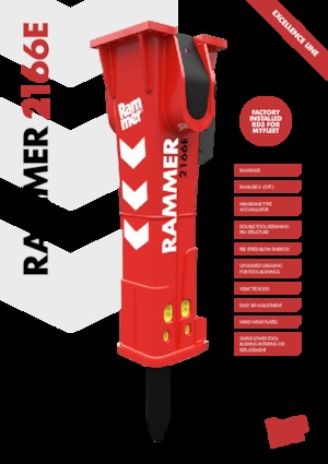 Хидравлични чукове Rammer 2166E