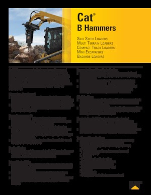 Хидравлични чукове Caterpillar B6