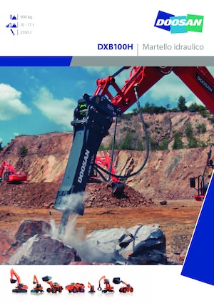 Хидравлични чукове Doosan DXB100H