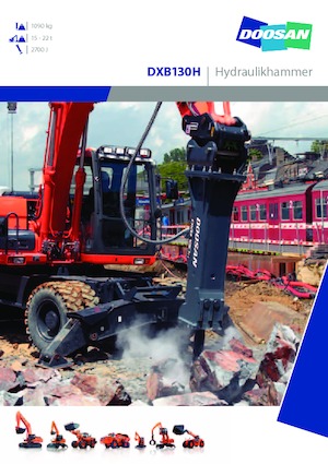 Хидравлични чукове Doosan DXB130H