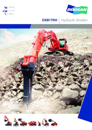 Хидравлични чукове Doosan DXB170H