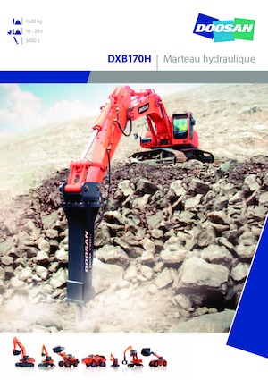 Хидравлични чукове Doosan DXB170H