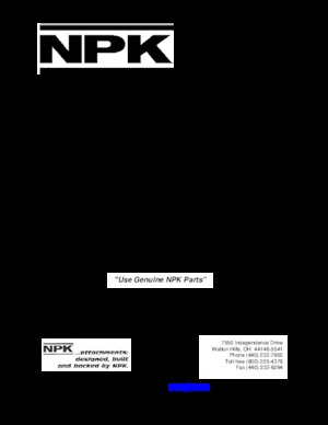 Хидравлични чукове NPK E 216 B