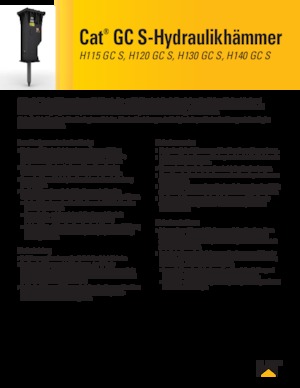 Хидравлични чукове Caterpillar H140GC S 