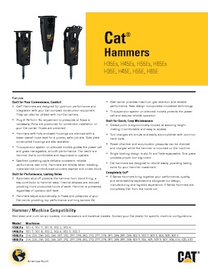 Хидравлични чукове Caterpillar H45E