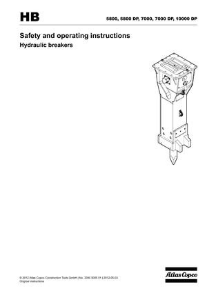 Хидравлични чукове Atlas Copco HB 7000