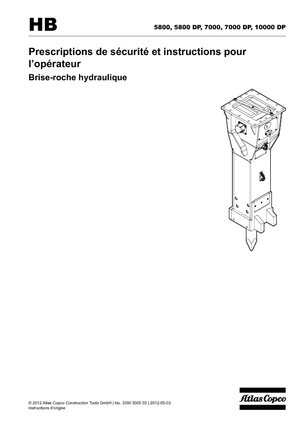 Хидравлични чукове Atlas Copco HB 7000