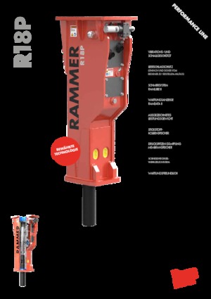 Хидравлични чукове Rammer R18P