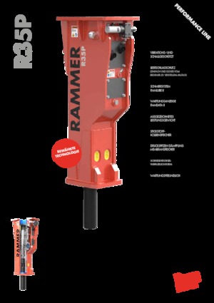 Хидравлични чукове Rammer R35P