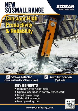 Хидравлични чукове Soosan SQ50