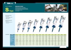 Хидравлични чукове Komac TOR 42S
