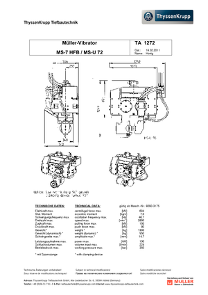 Хидравлични цанги Müller MS-U 72