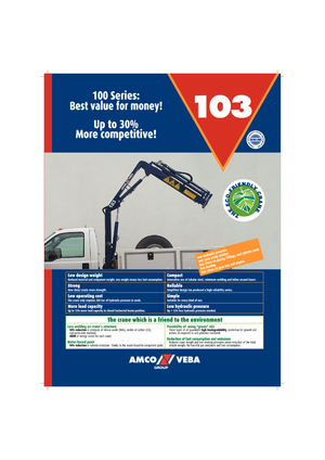 Хидравлични товарни кранове Amco Veba 103-3 S