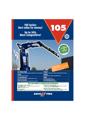 Хидравлични товарни кранове Amco Veba 105-3 S