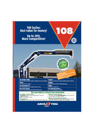 Хидравлични товарни кранове Amco Veba 108-1 S