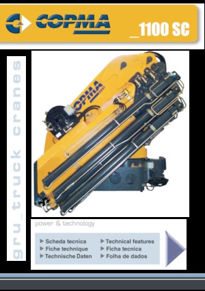 Хидравлични товарни кранове COPMA 2000 1100.4 SC