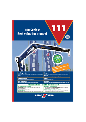 Хидравлични товарни кранове Amco Veba 111-3 S