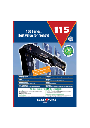 Хидравлични товарни кранове Amco Veba 115-1 S