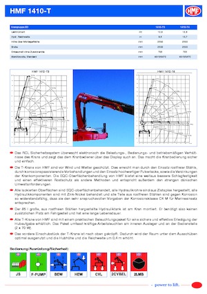 Хидравлични товарни кранове HMF 1410-T4