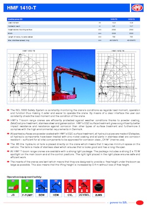 Хидравлични товарни кранове HMF 1410-T4