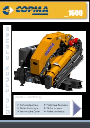 Хидравлични товарни кранове COPMA 2000 1600.9 J7