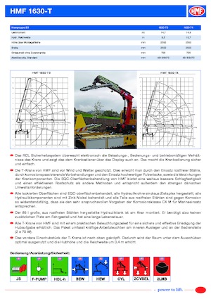 Хидравлични товарни кранове HMF 1630-T4-RCS