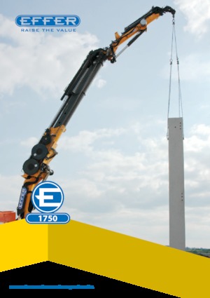 Хидравлични товарни кранове Effer 1750 8S