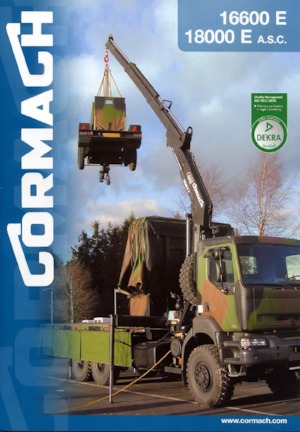Хидравлични товарни кранове Cormach 18000 E4 A.S.C