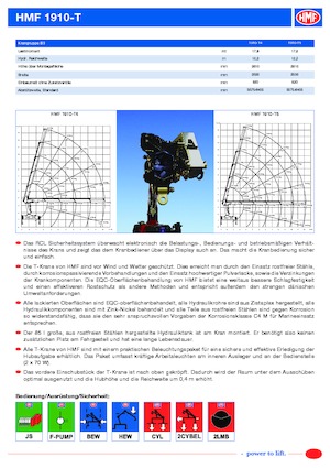 Хидравлични товарни кранове HMF 1910-T4-MC